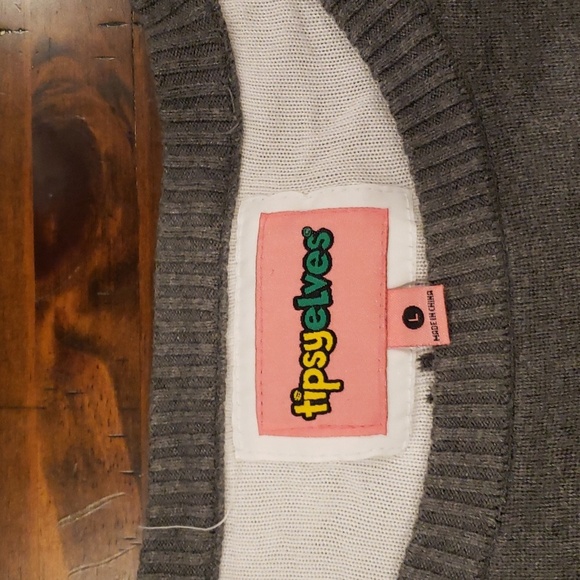 Tipsy elves snow day sequin sweater - Picture 7 of 8